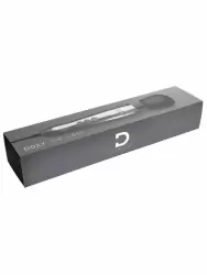 Мощный вибратор Doxy Die Cast, 37 см, силикон, серебряный