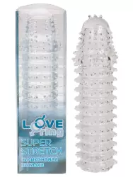 Насадка закрытая Super Strech Sleeve с усиками – прозрачная