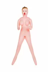 Надувная секс-кукла TOYFA Dolls-X Hannah с реалистичной вставкой - телесный