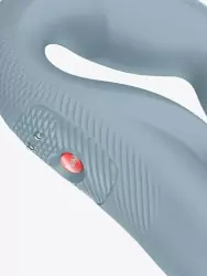 Анатомический страпон Fun Factory SHARE VIBE PRO, безремневой, 3 скорости, серый