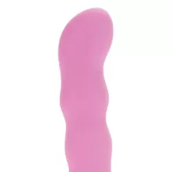 Вибромассажер 10-Function Silicone Pleasure Bendie Wavy G's – розовый