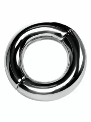 Магнитный утяжелитель на мошонку TOYFA Metal – серебристый