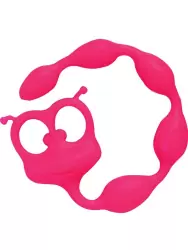 Анальная цепочка Fun Factory Flexi Felix, 32 см, 5 бусин, розовая