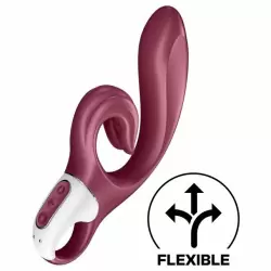 Изогнутый вибратор-кролик Satisfyer Love me, с двумя моторами, 12 режимов, бордовый