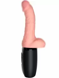 Компактная секс-машина Pipedream King Cock Plus, 14 см, TPE, 7 режимов