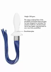 Анальная пробка с хвостом Chrystalino Tail