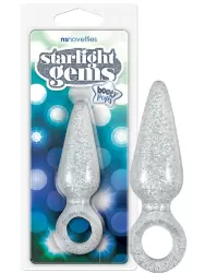 Анальная пробка Booty Pops малая – прозрачная