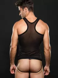 Стильный комплект из майки и трусов Envy S.W.A.T. – черный, M/L