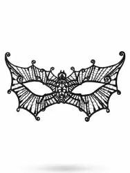 Маска нитяная TOYFA Theatre «Паутинка» – черный