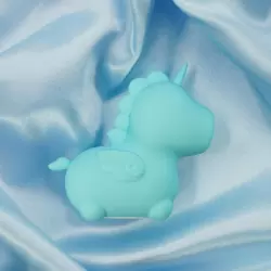 Стимулятор клитора с язычком Unihorn Mount'n Peak, голубой