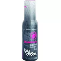 Увлажняющая смазка Joydrops Strawberry, на водной основе, длительное скольжение, клубника, 100 мл