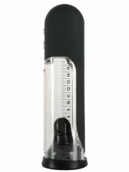 Автоматическая помпа для мужчин Orion, 24 см, силикон, прозрачная с черным