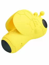 Вакуумный мини-стимулятор клитора Baile  Magic Bee, на палец, 7 см, 10 режимов, силикон, желтый