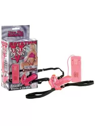 Стимулятор клитора с вращающимся фаллоимитатором Rotating Venus Penis