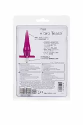 Анальная пробка с вибрацией Mini Vibro Tease фиолетовая
