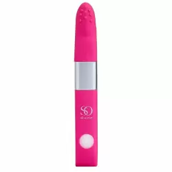 Мини-вибратор So Divine Get Lucky USB Vibrator. Розовый