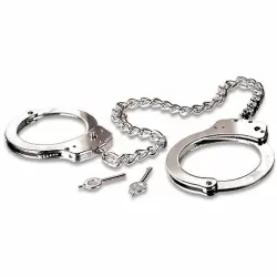 Наручники металлические с ключом Fetish Fantasy Series Metal Leg Cuffs