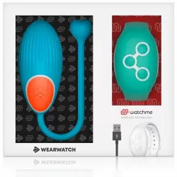 Виброяйцо с пультом управления WEARWATCH EGG WIRELESS TECHNOLOGY WATCHME BLUE / AQUAMARINE