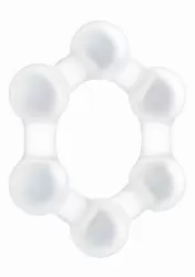 Кольцо на пенис из силикона No. 83 - Weighted Cock Ring - Transparent