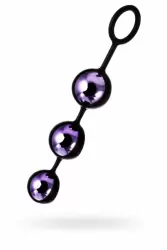 Тройные вагинальные шарики TOYFA A-Toys Ø 3,5 см – фиолетовый