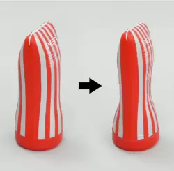 Tenga&Keith Haring мастурбатор Soft Tube - красный с белым