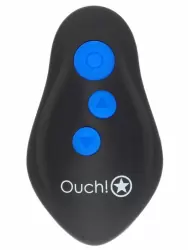 Инновационная анальная вибропробка Shots toys Ouch!, с электростимуляцией, 3 режима, с пультом Д/У