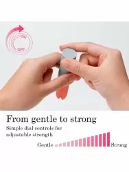 Необычный минивибратор iroha Stick, в форме губной помады, 9,9 см, коралловый