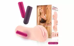 Реалистичный мастурбатор в форме вагины с вибрацией, ELEGANCE.001