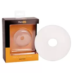 Эрекционное кольцо Pornhub Thick Stamina Ring - прозрачный