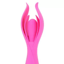 Вибромассажер с двойными лепестками Lust by Jopen L7 перезаряжаемый – розовый
