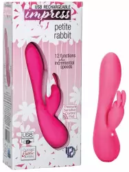 Вибромассажер Petite Rabbit со стимулятором клитора в форме кролика – розовый
