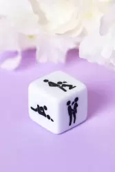 Игральный кубик Eromantica «ПОЗЫ СТРАСТИ»