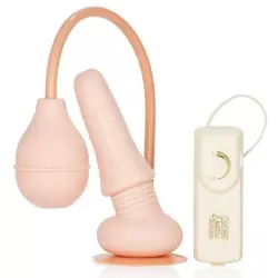 Анальная пробка Ejaculating Multi-Speed Butt Plug с вибрацией и эякуляцией – телесный