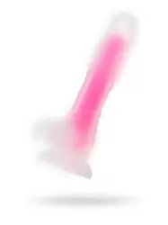 ФАЛЛОИМИТАТОР, СВЕТЯЩИЙСЯ В ТЕМНОТЕ, BEYOND BY TOYFA, PETER GLOW, СИЛИКОН, ПРОЗРАЧНО-РОЗОВЫЙ, 22 СМ