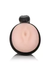 Вибромастурбатор Optimum Power Grip-N-Stroke  со сменными вставками - черный