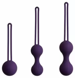 Набор вагинальных шариков So Divine Kegel training set. Фиолетовый
