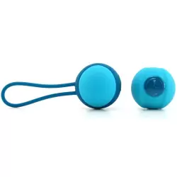 Набор из 2-х вагинальных шариков разного веса Stella I - Blue