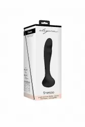 Вибромассажер для точки G или простаты Finesse (черный)