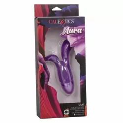 Вибратор AURA DUO: 12 режимов вибрации, АБС/медицинский силикон