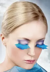 Ресницы перьевые Baci Клест – голубой