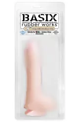 Фаллоимитатор Basix Rubber Works 8 - Flesh