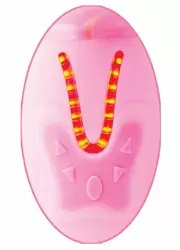 Вибратор с дистанционным пультом Thrusting Rabbit Pearl