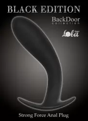 Анальная пробка Strong Force Anal Plug Black 4215-01Lola
