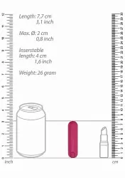 Перезаряжаемая вибропуля BGT - 7 Speed Rechargeable Bullet (розовый)