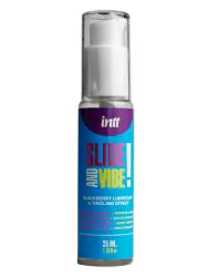 Увлажняющий гель для тела SLIDE AND VIBE, ежевика, покалывающий эффект, 35 мл