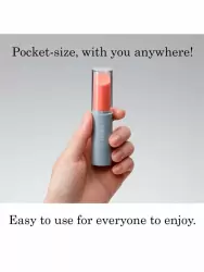 Необычный минивибратор iroha Stick, в форме губной помады, 9,9 см, коралловый