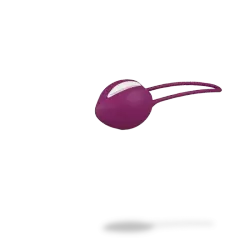 Вагинальный шарик со смещенным центром тяжести Fun Factory Smartball Uno, диаметр 3,6 см, фиолетовый
