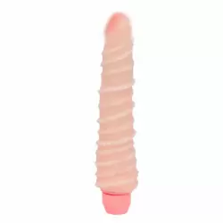 Вибратор-елочка Flexi Vibe Sensual Spine с гибким хребтом – телесный