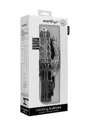 Вибратор кролик Rotating Bubbles - Black