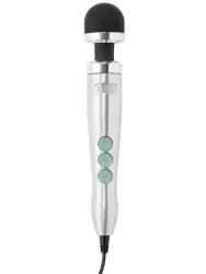 Мощный вибратор Doxy Die Cast 3, 28 см, силикон, серебряный